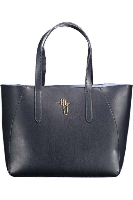 Bolso de mano de mujer de polietileno azul Tommy Hilfiger