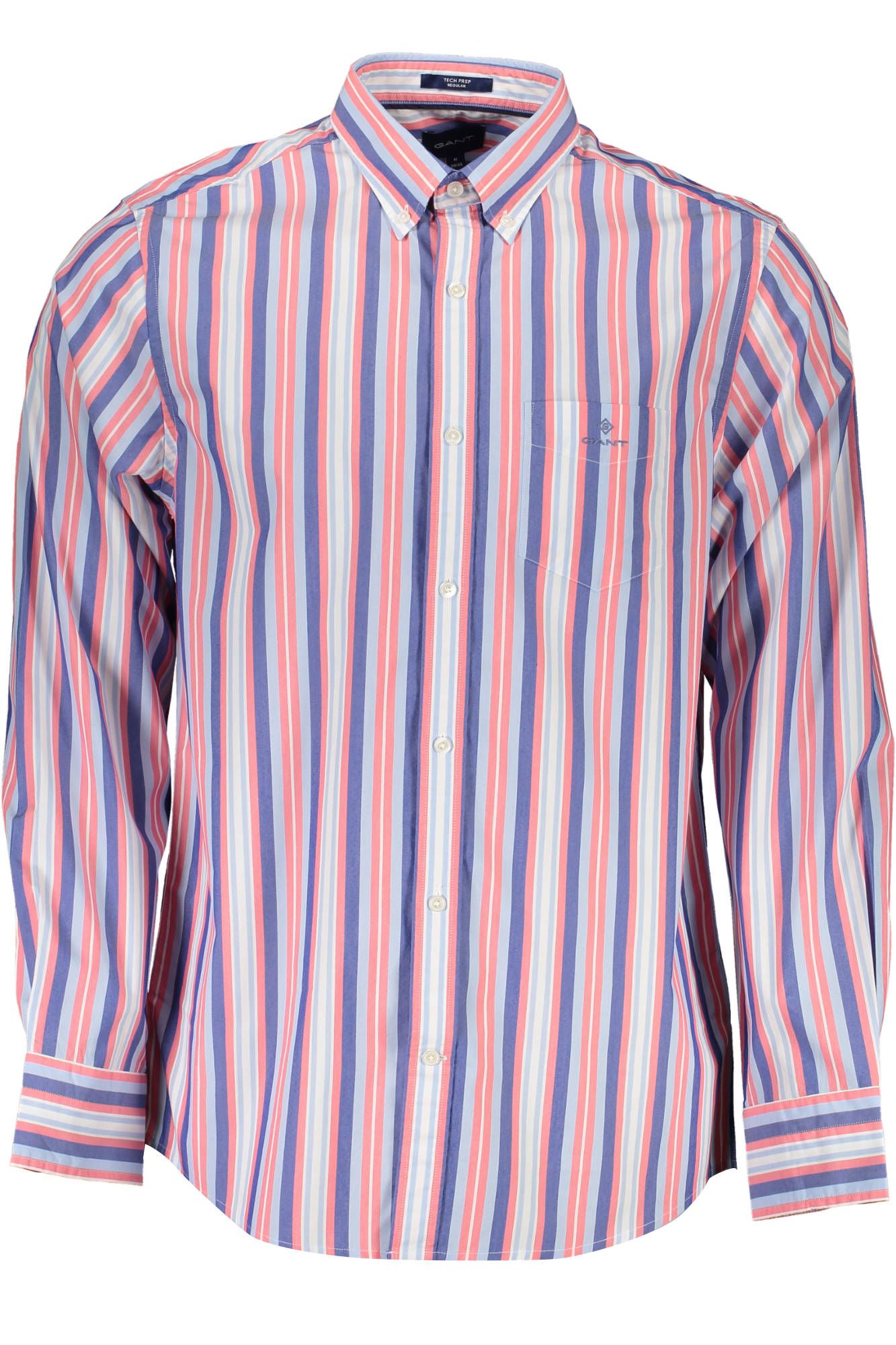 Camisa de algodón rosa Gant para hombre