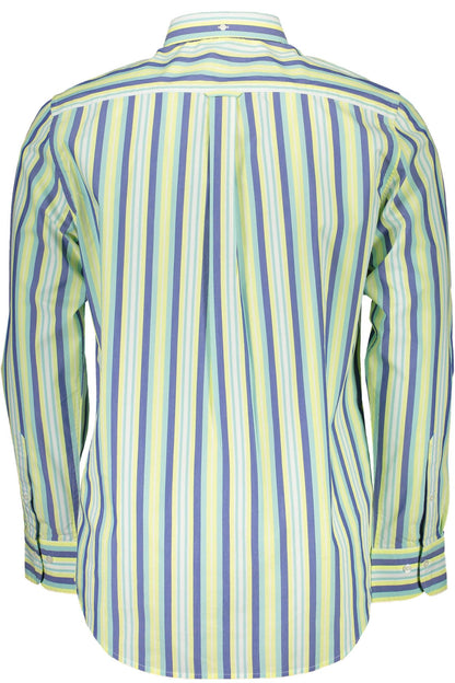 Camisa de algodón amarilla Gant para hombre