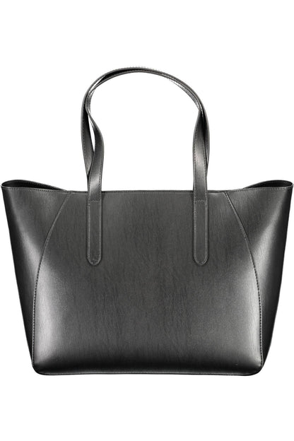 Bolso de mano de mujer de polietileno negro Tommy Hilfiger