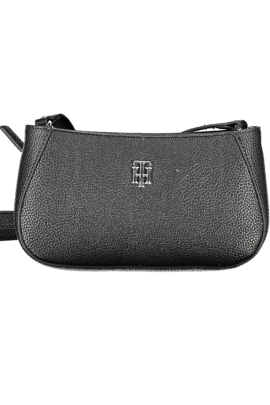 Bolso de mano de mujer de polietileno negro Tommy Hilfiger