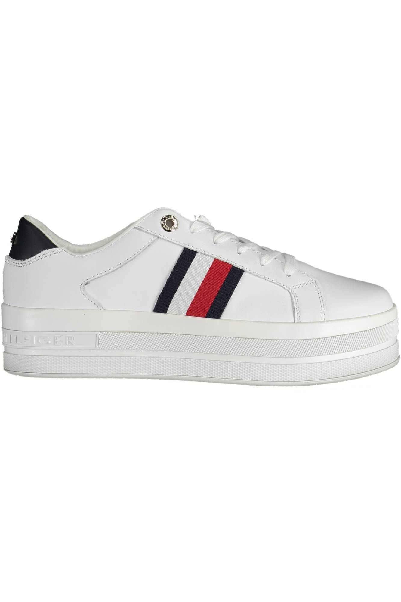 Tommy Hilfiger Vit Sneaker i polyeten för kvinnor