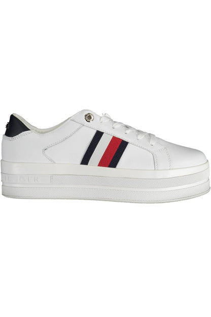 Tommy Hilfiger Vit Sneaker i polyeten för kvinnor