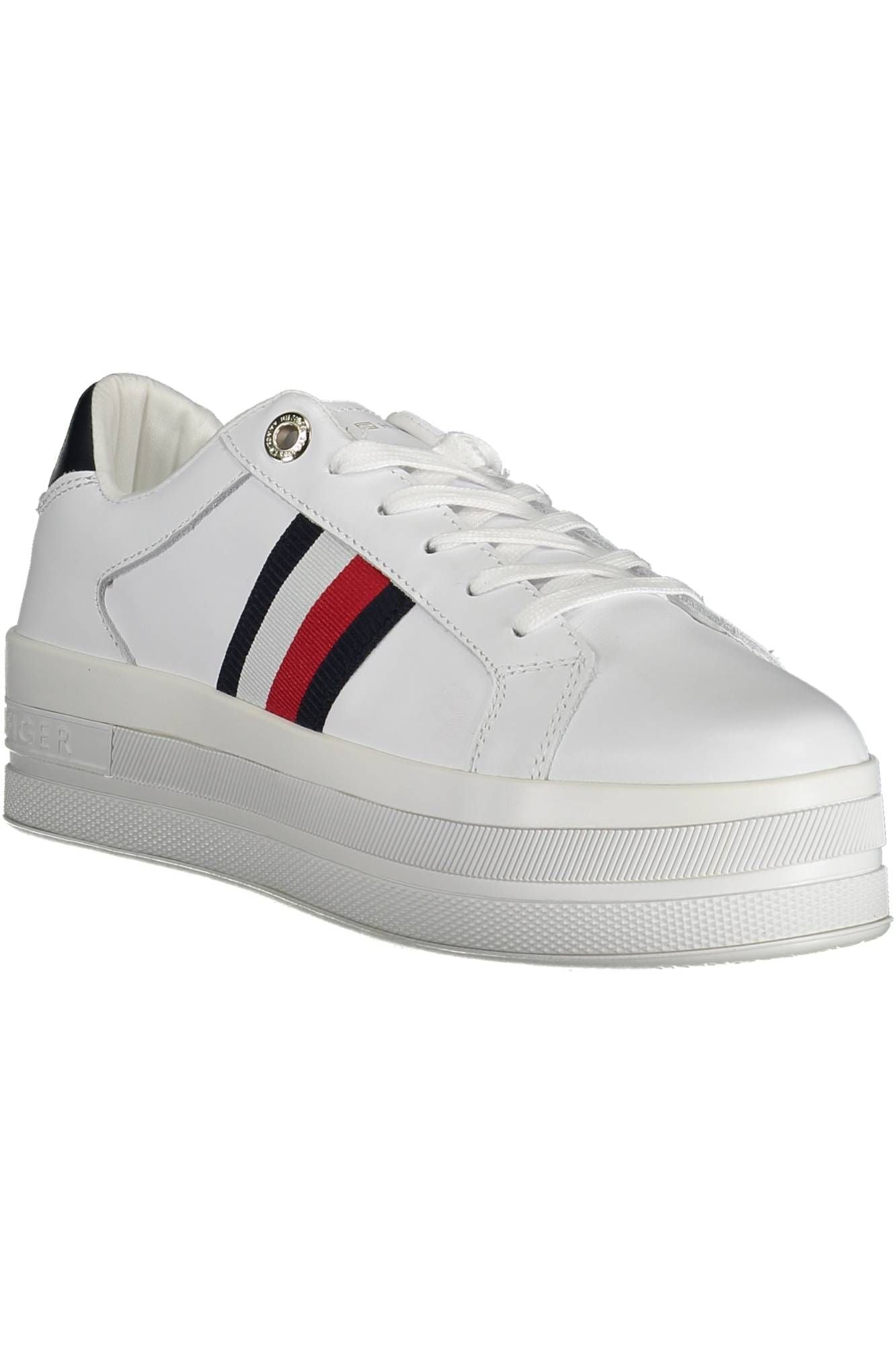 Tommy Hilfiger Vit Sneaker i polyeten för kvinnor