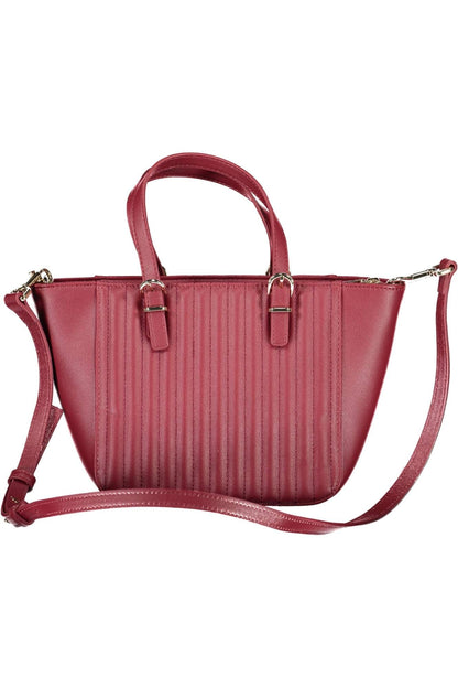 Bolso de mano de mujer Tommy Hilfiger de polietileno rojo