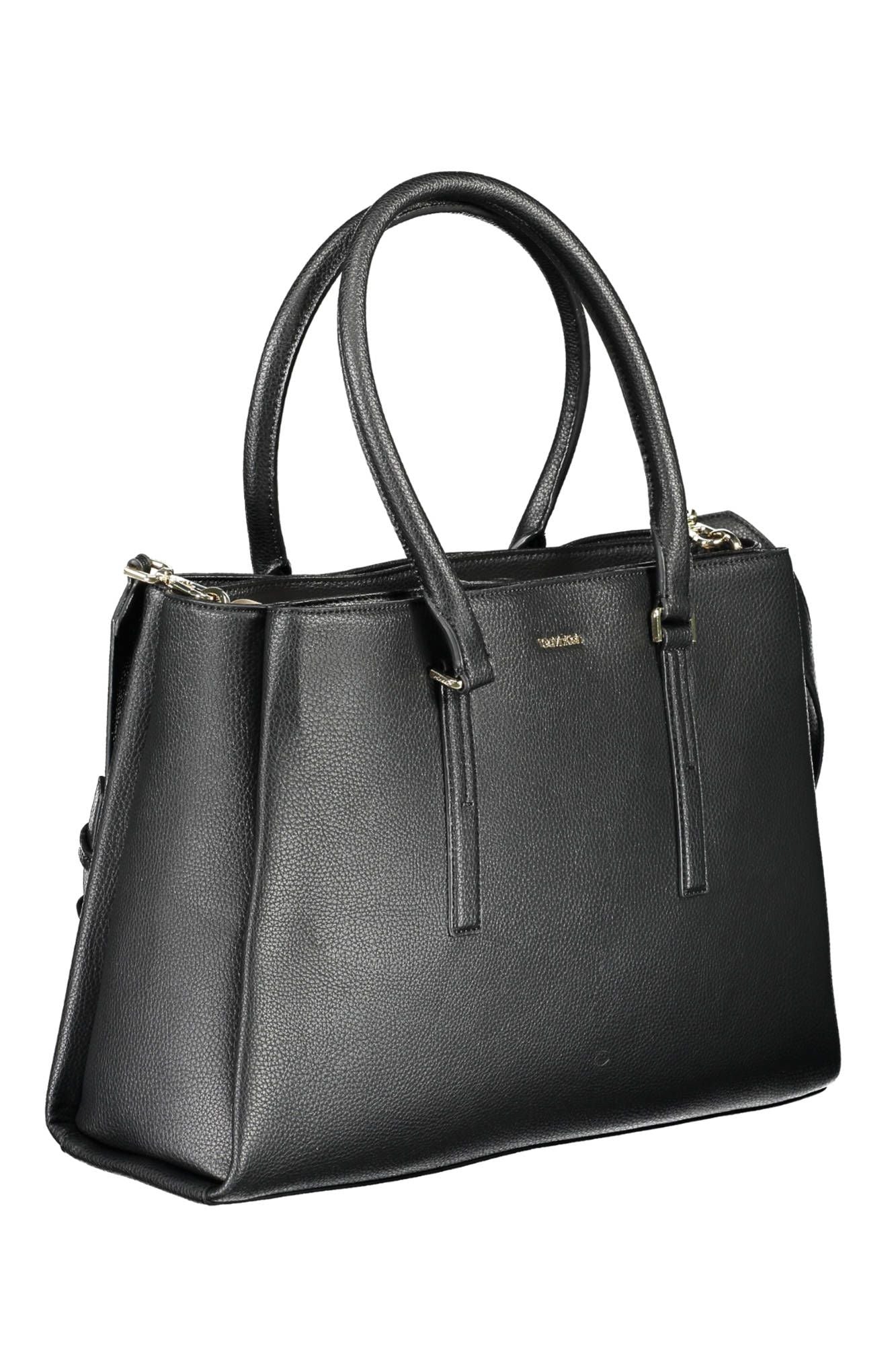 Bolso de mano de mujer de poliéster negro de Calvin Klein