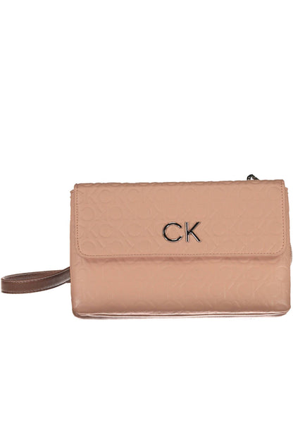 Bolso de mano de poliéster rosa para mujer de Calvin Klein