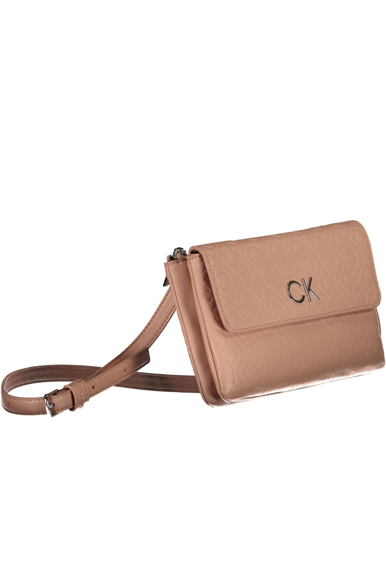 Bolso de mano de poliéster rosa para mujer de Calvin Klein