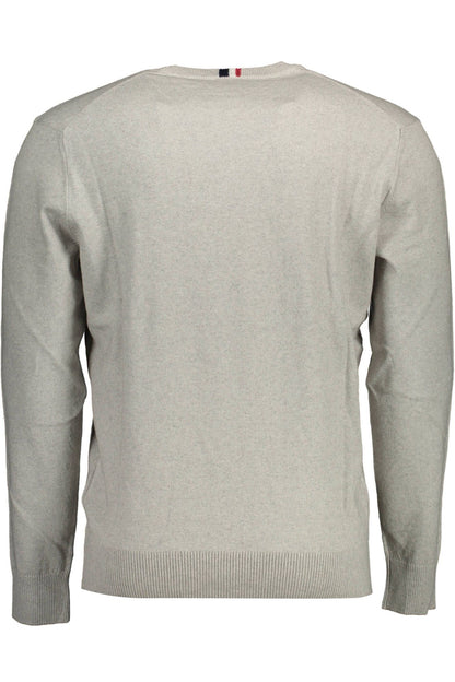 U.S. POLO ASSN. Gray Cotton Men Sweater