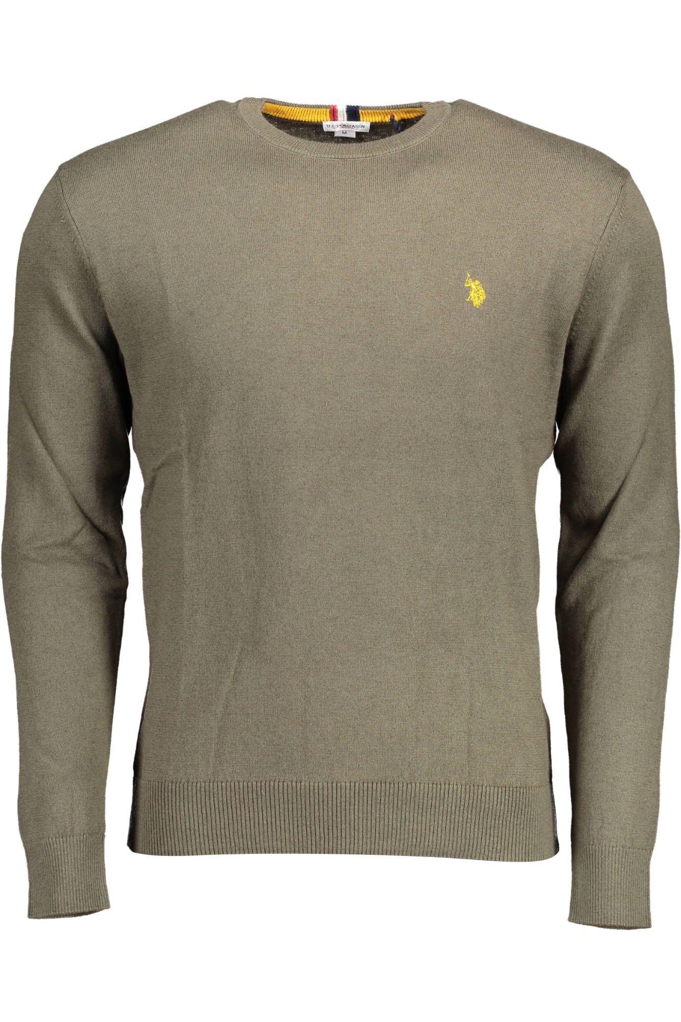 U.S. POLO ASSN. Green Cotton Men Sweater