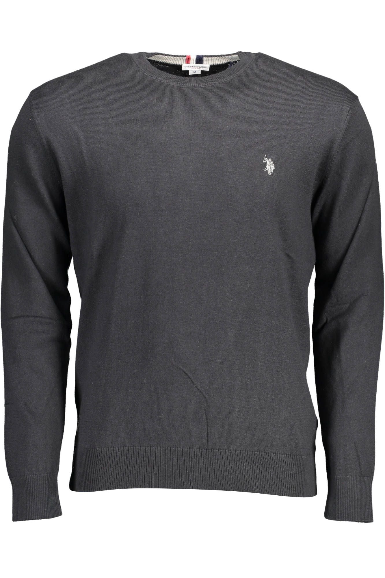 U.S. POLO ASSN. Black Cotton Men Sweater