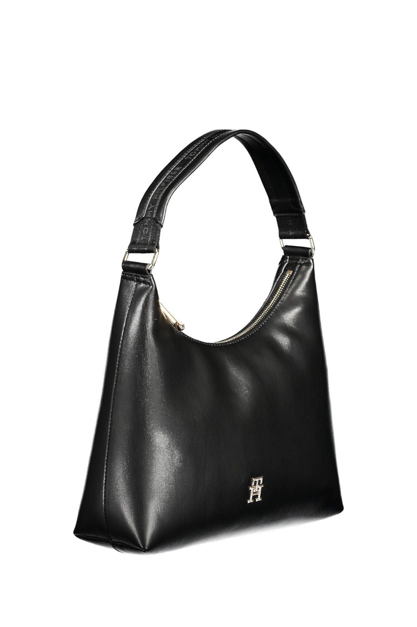 Bolso de mano de mujer de polietileno negro Tommy Hilfiger