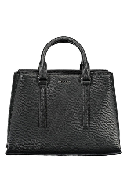 Bolso de mano de mujer de poliéster negro de Calvin Klein