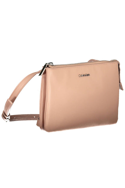 Bolso de mano de poliéster rosa para mujer de Calvin Klein