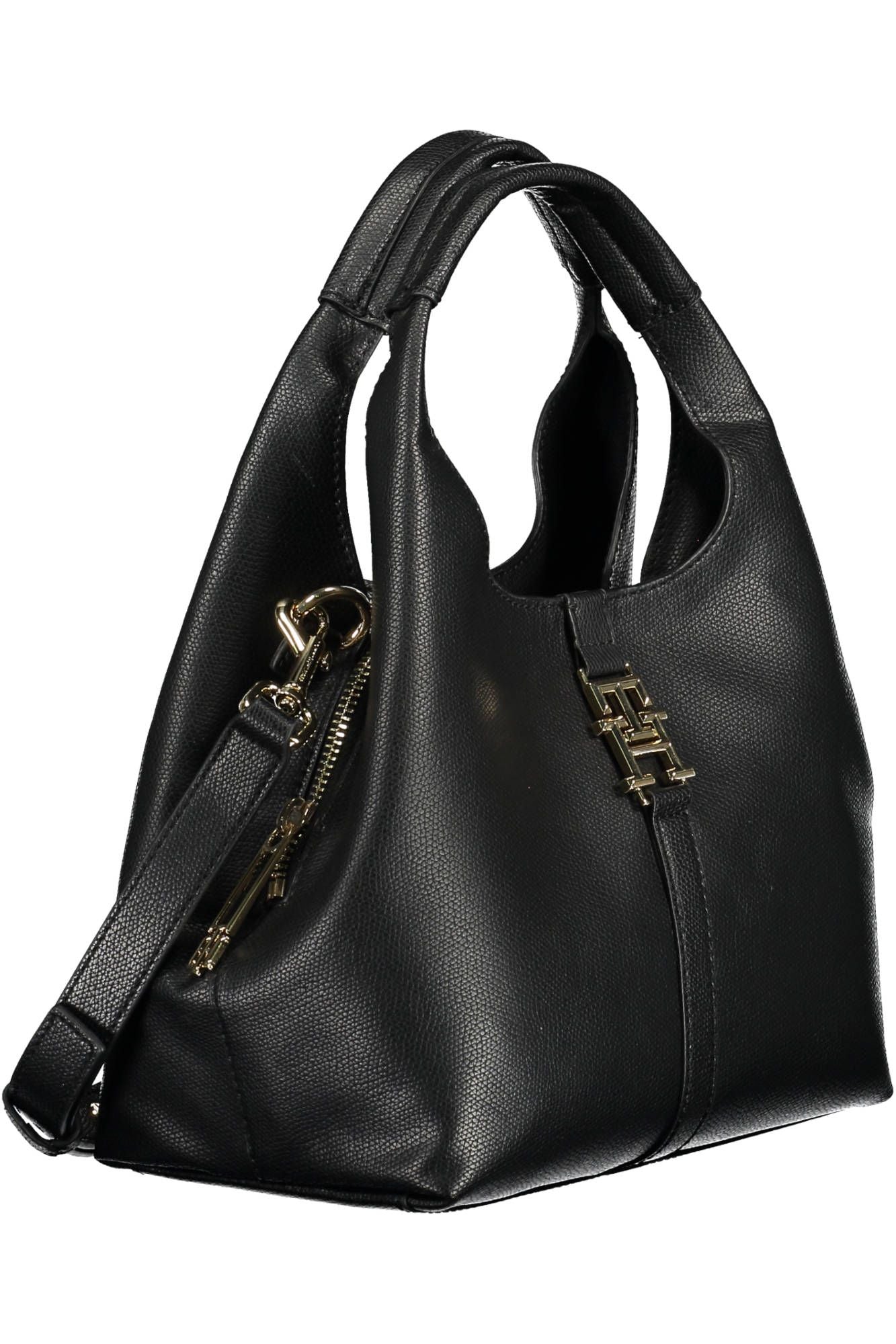 Bolso de mano de mujer de polietileno negro Tommy Hilfiger