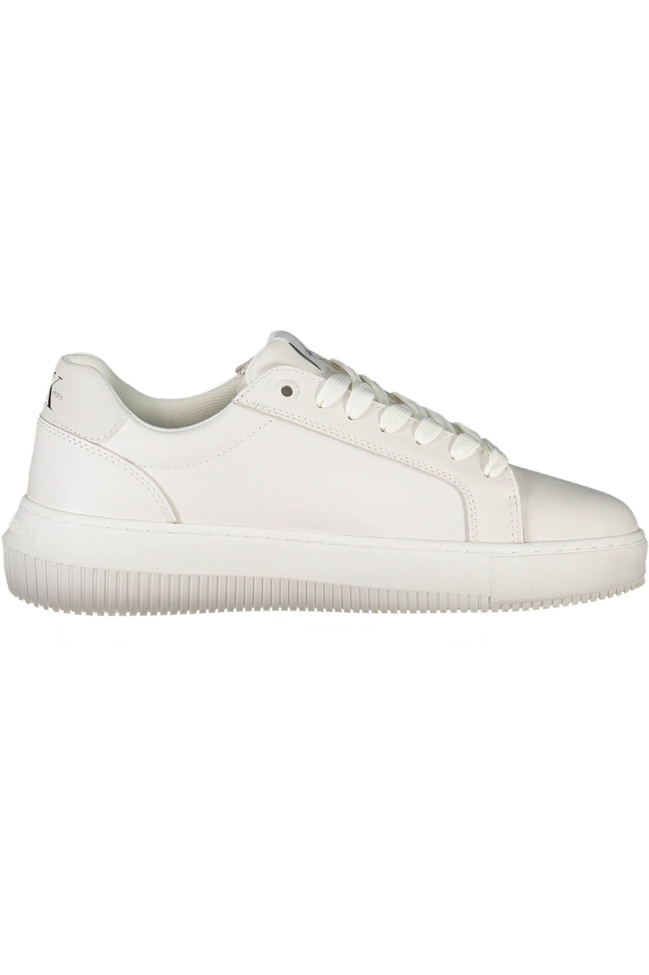 Zapatillas de deporte de cuero blanco de Calvin Klein para mujer