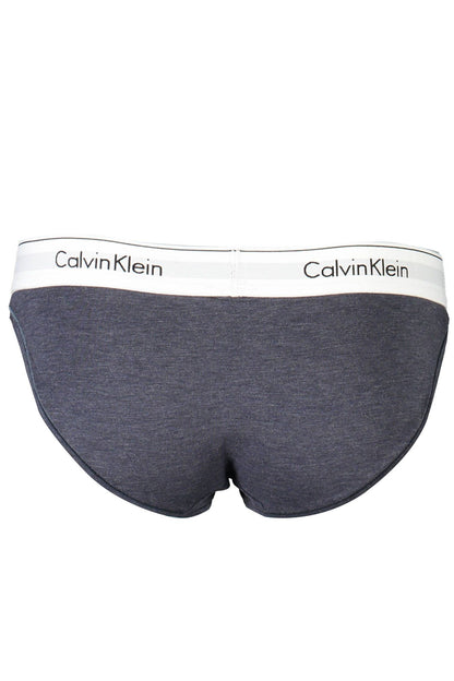 Calzoncillos Calvin Klein de algodón azul para mujer