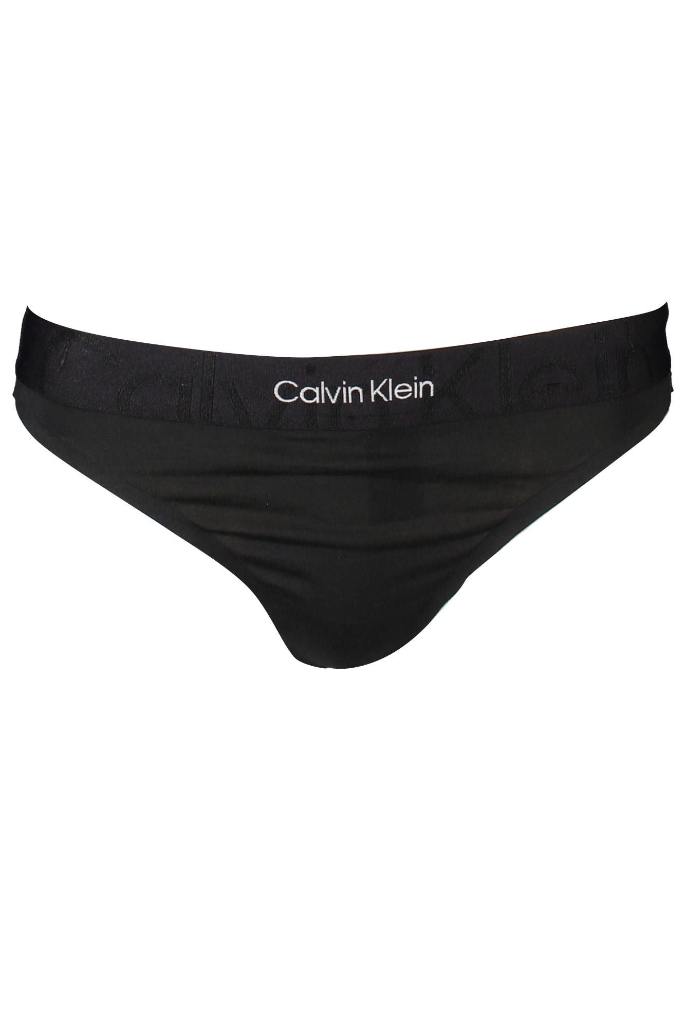 Tanga de algodón negro para mujer de Calvin Klein