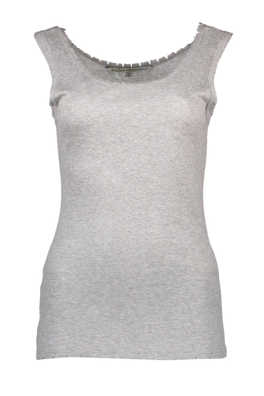 Top de mujer en viscosa gris Silvian Heach