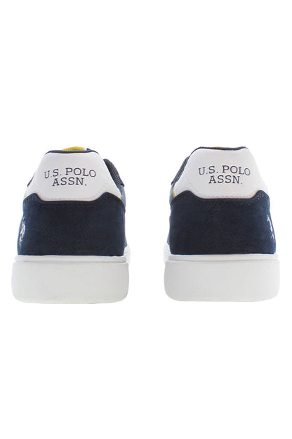 US POLO ASSN. Blå polyester sneaker för män