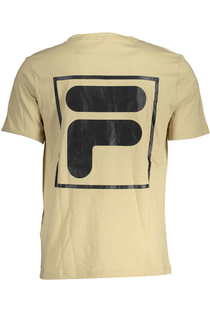 Fila Beige T-shirt herr bomull