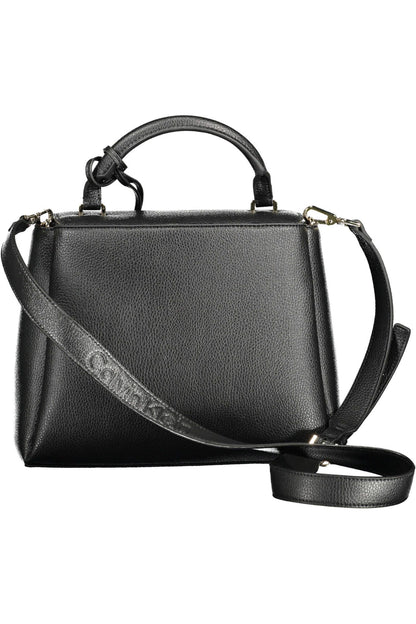 Bolso de mano de mujer de poliéster negro de Calvin Klein