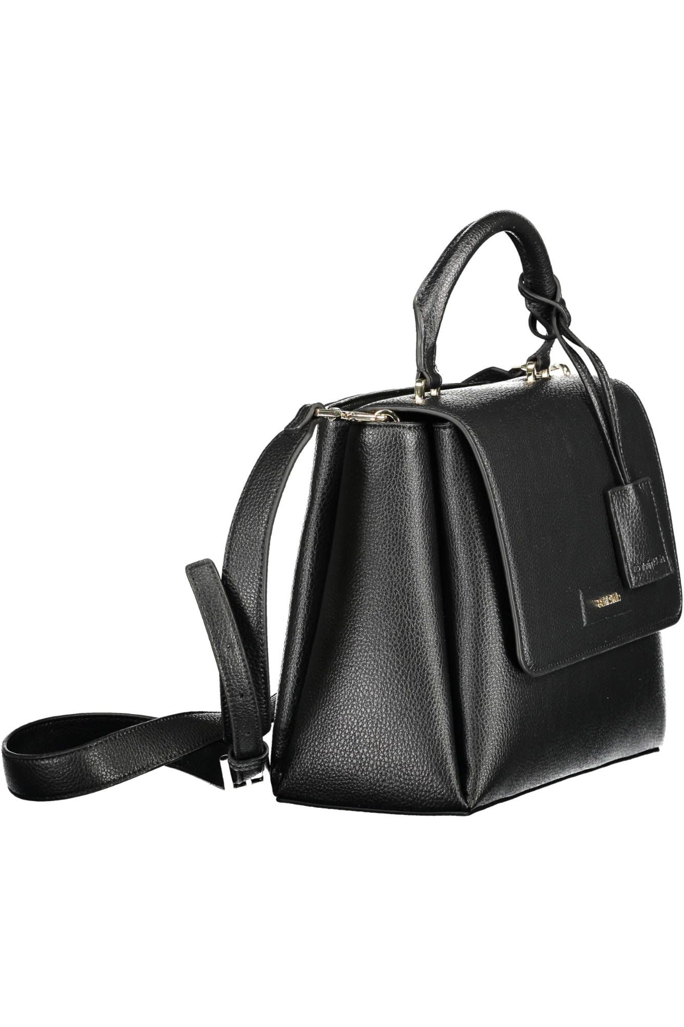 Bolso de mano de mujer de poliéster negro de Calvin Klein