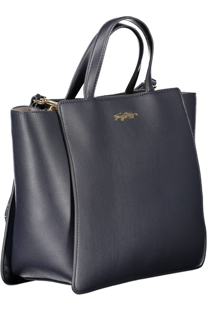 Bolso de mano de mujer de polietileno azul Tommy Hilfiger