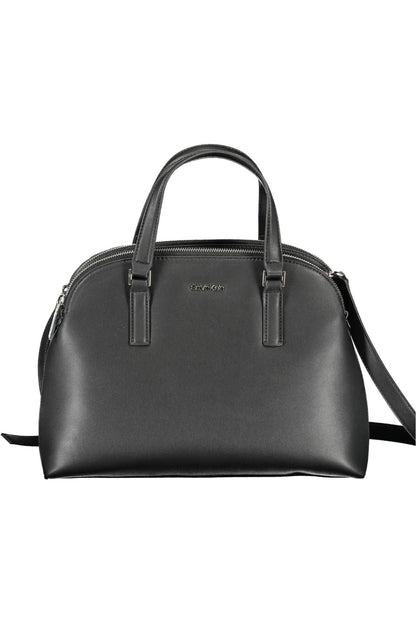 Bolso de mano de mujer de poliéster negro de Calvin Klein