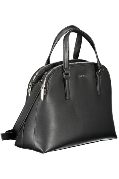 Bolso de mano de mujer de poliéster negro de Calvin Klein