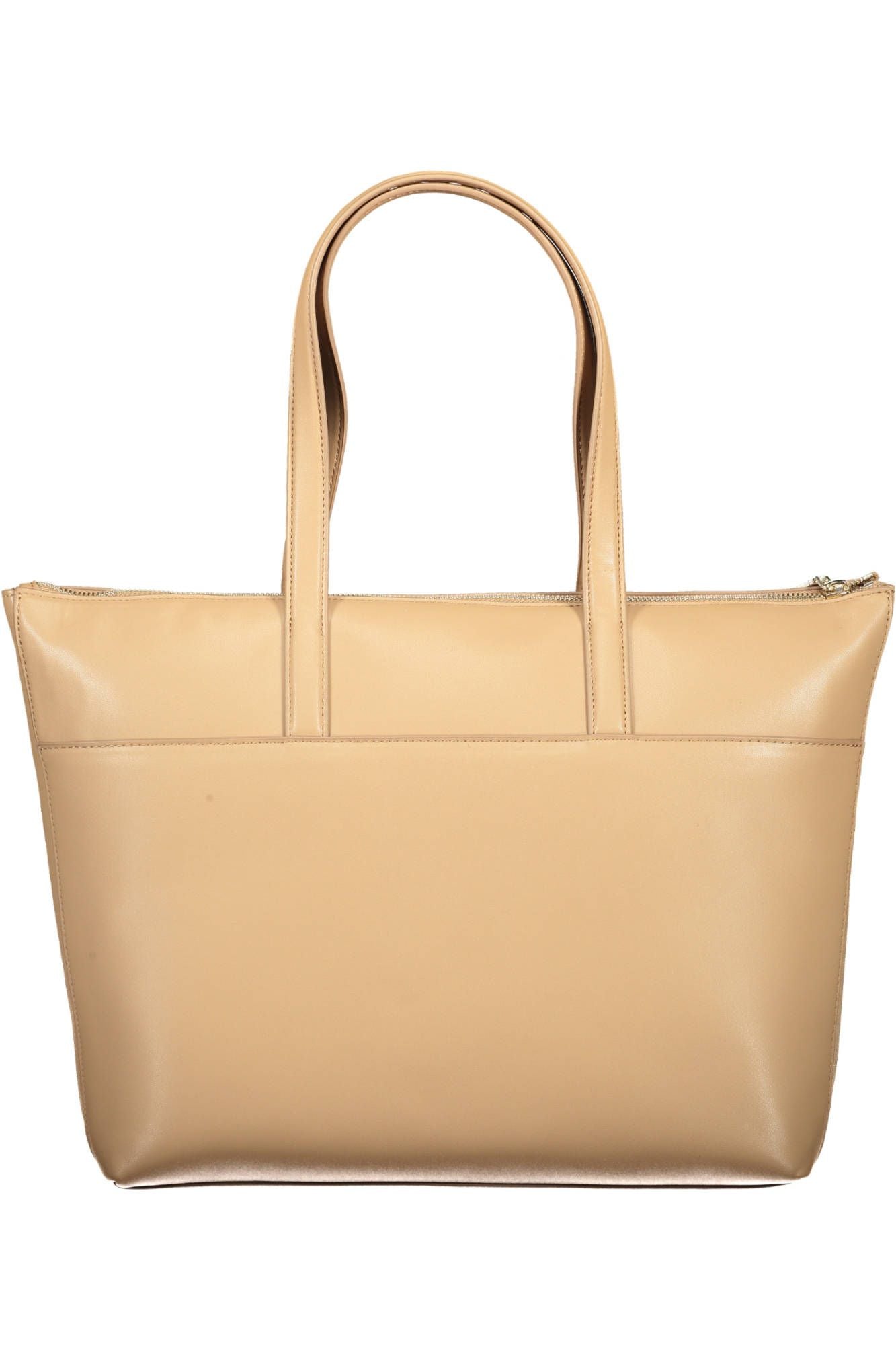 Bolso de mano de poliéster color beige para mujer de Calvin Klein