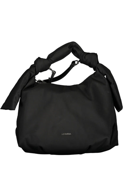 Bolso de mano de mujer de poliéster negro de Calvin Klein