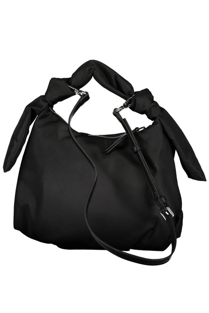 Bolso de mano de mujer de poliéster negro de Calvin Klein