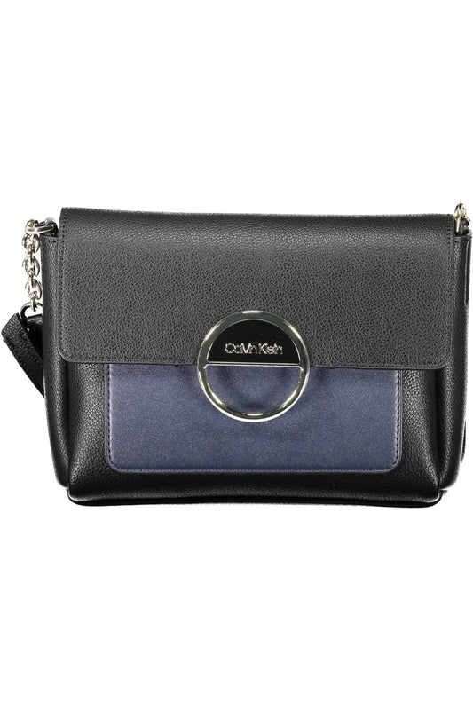 Bolso de mano de mujer Calvin Klein de polietileno negro