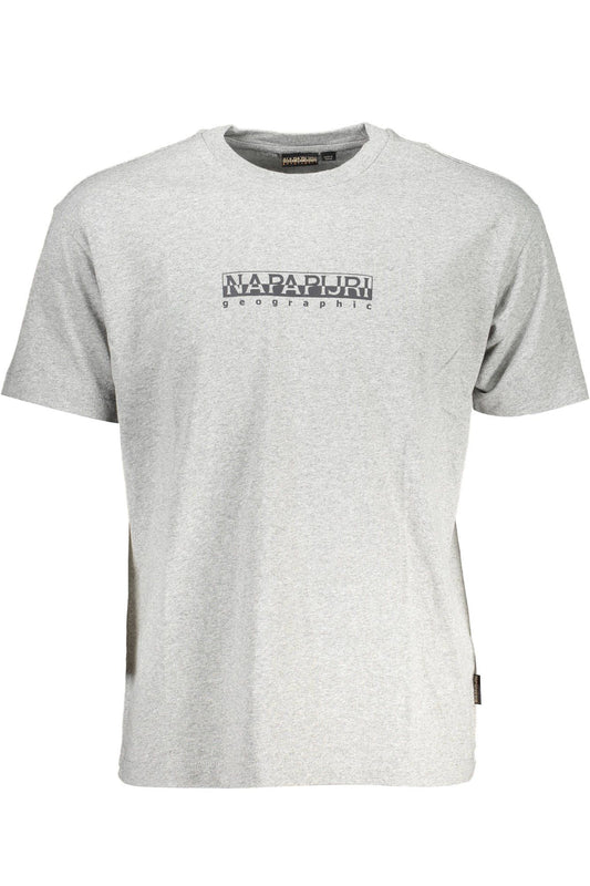 Camiseta de algodón gris para hombre de Napapijri