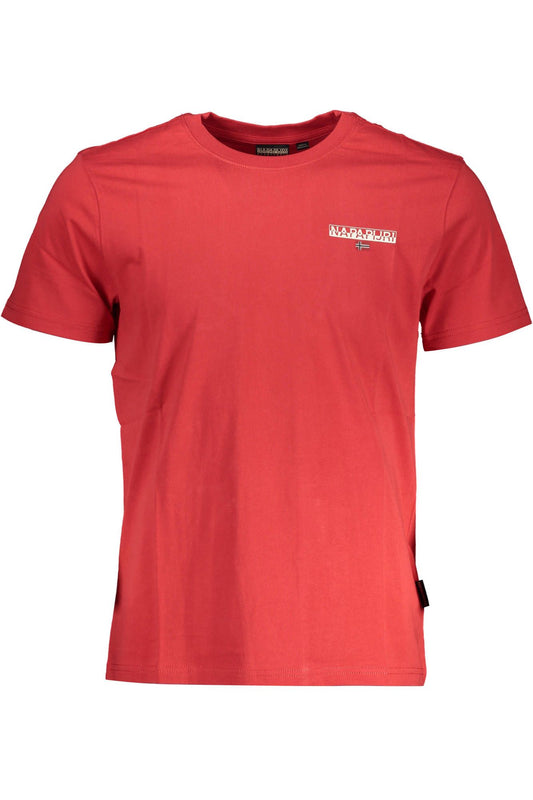 Camiseta de algodón roja para hombre de Napapijri