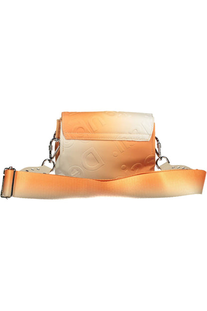 Bolso de mano de mujer de polietileno naranja Desigual