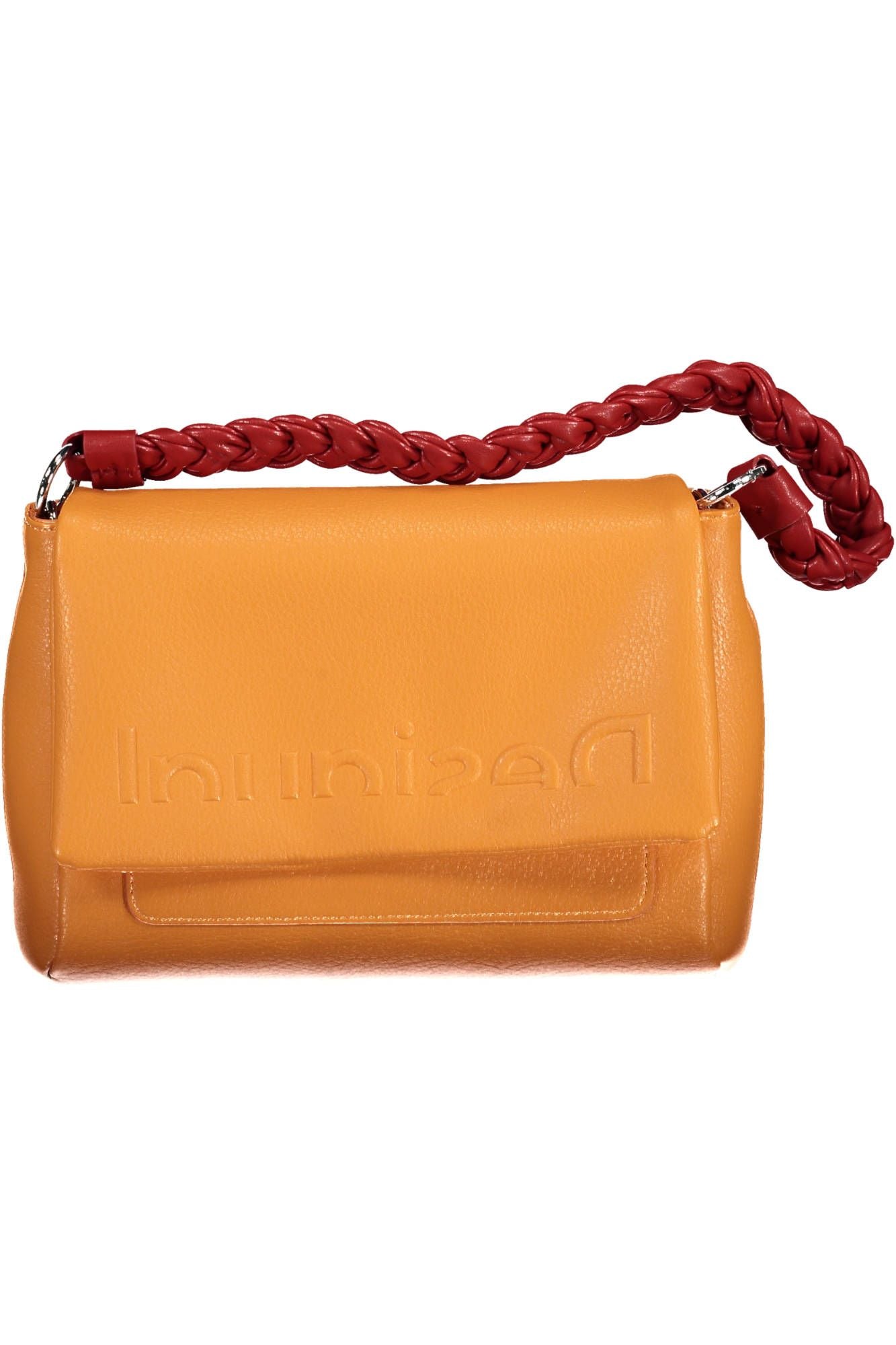 Bolso bandolera naranja con detalles en contraste Desigual Chic