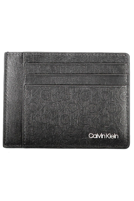 Cartera de hombre Calvin Klein de poliéster negro