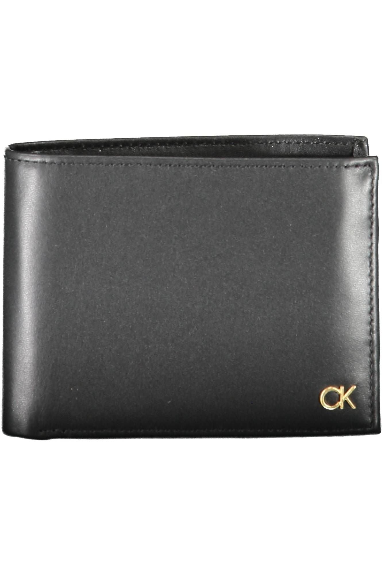 Cartera de cuero negra para hombre de Calvin Klein