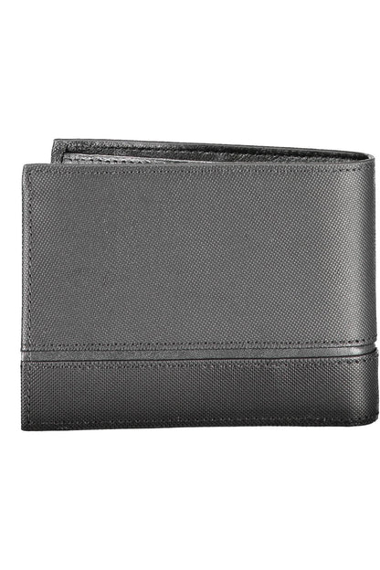 Cartera de cuero negra para hombre de Calvin Klein