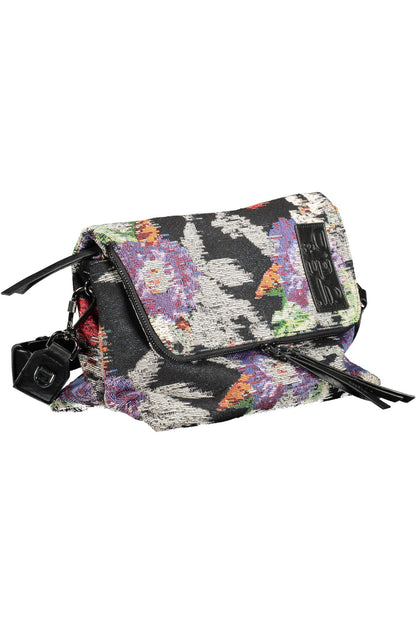 Bolso de mano de mujer de poliéster negro Desigual