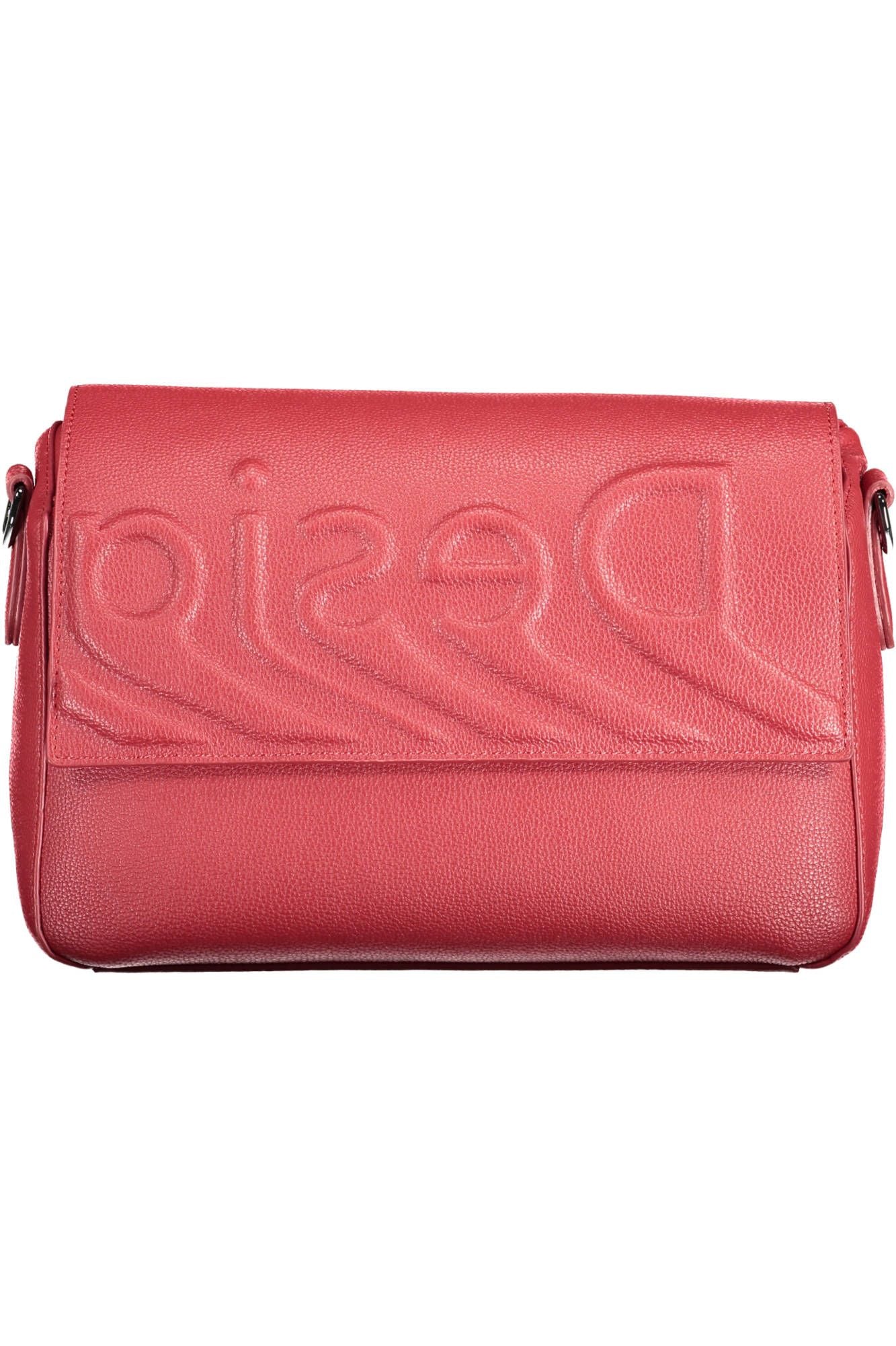 Bolso de mano de mujer de polietileno rojo Desigual