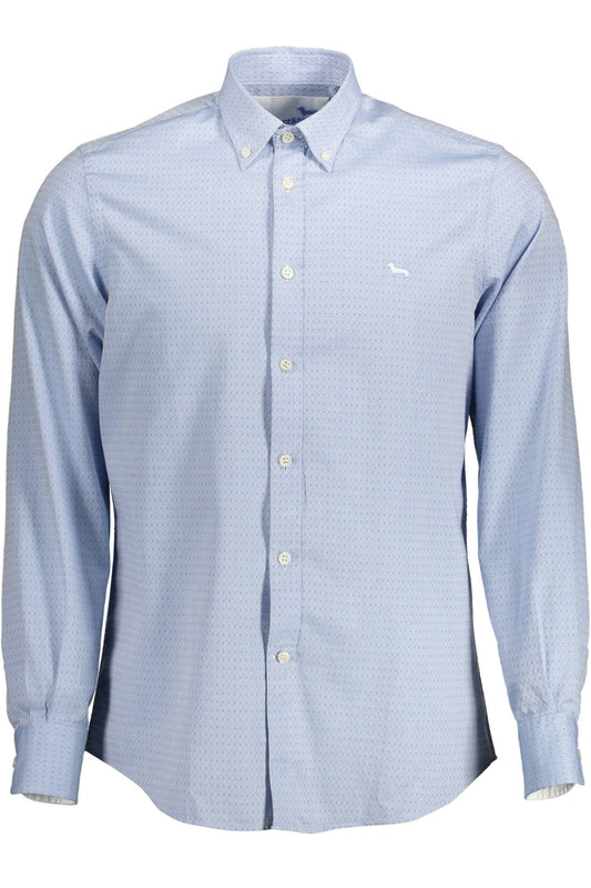 Camisa de algodón azul claro para hombre de Harmont &amp; Blaine