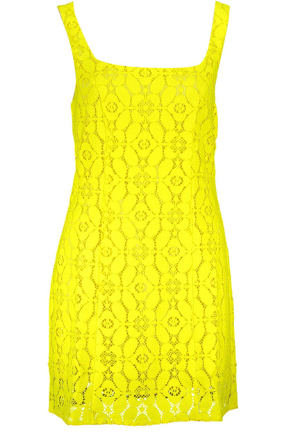 Vestido sin mangas de poliéster amarillo para mujer de Desigual