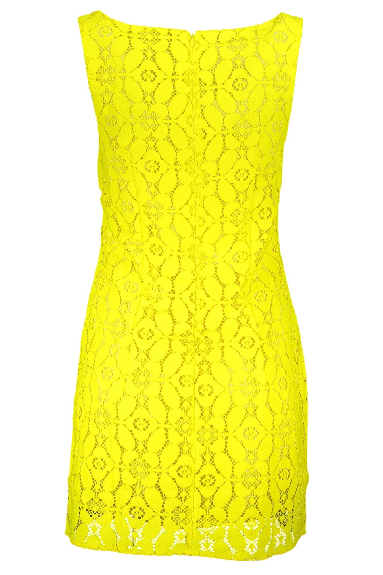 Vestido sin mangas de poliéster amarillo para mujer de Desigual