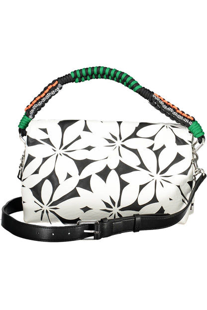 Bolso de mano de mujer de polietileno blanco Desigual