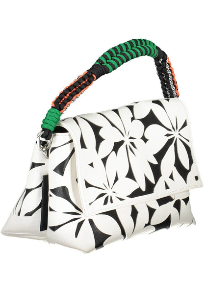 Bolso de mano de mujer de polietileno blanco Desigual