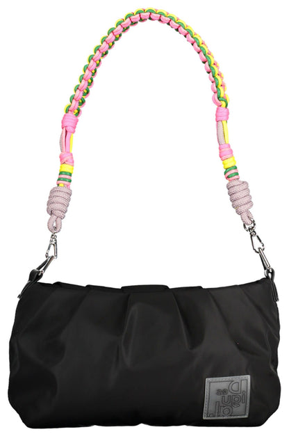 Bolso de mano de mujer de poliéster negro Desigual