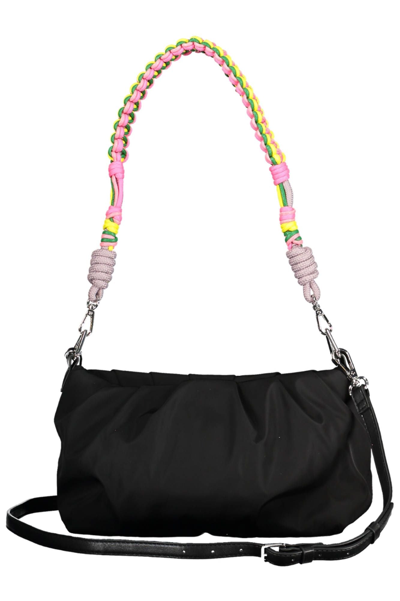 Bolso de mano de mujer de poliéster negro Desigual